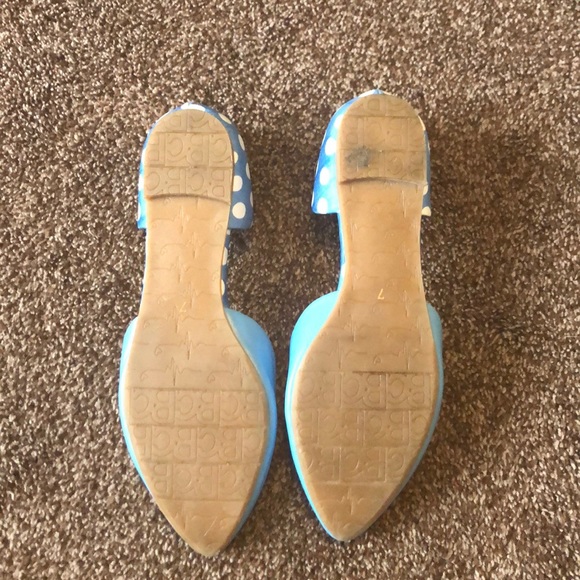 Francesca’s blue polka dot flats Size 7 - Picture 5 of 6